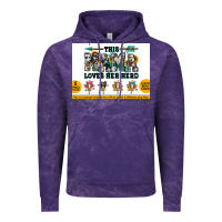 Cloud Purple This mama  loves her herd goats Vintage Hoodie - Jasminsmagicworld