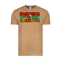 Vintage Camel aztec horse cactus and sunflowers license plate template Vintage Tee - Artiststas