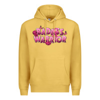 Antique Gold Badass warrior Breast Cancer Premium Hoodie - NancyCooperArtShop