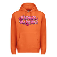 Carrot Badass warrior Breast Cancer Premium Hoodie - NancyCooperArtShop