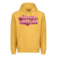 Mustard Badass warrior Breast Cancer Premium Hoodie - NancyCooperArtShop