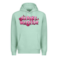 Seafoam Badass warrior Breast Cancer Premium Hoodie - NancyCooperArtShop