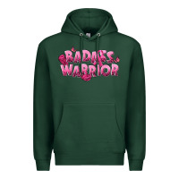 Sports Green Badass warrior Breast Cancer Premium Hoodie - NancyCooperArtShop
