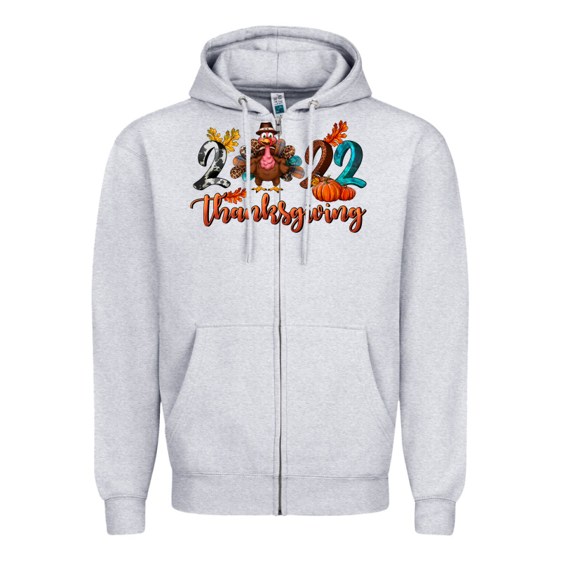2022 Thanksgiving Bbs Zipper Hoodie by BundleAndBundleShop | Teevron