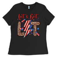 Black let s get lit Ladies Tee - Zillion Design Studio