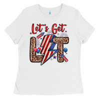 Let S Get Lit Ladies Tee | Teevron