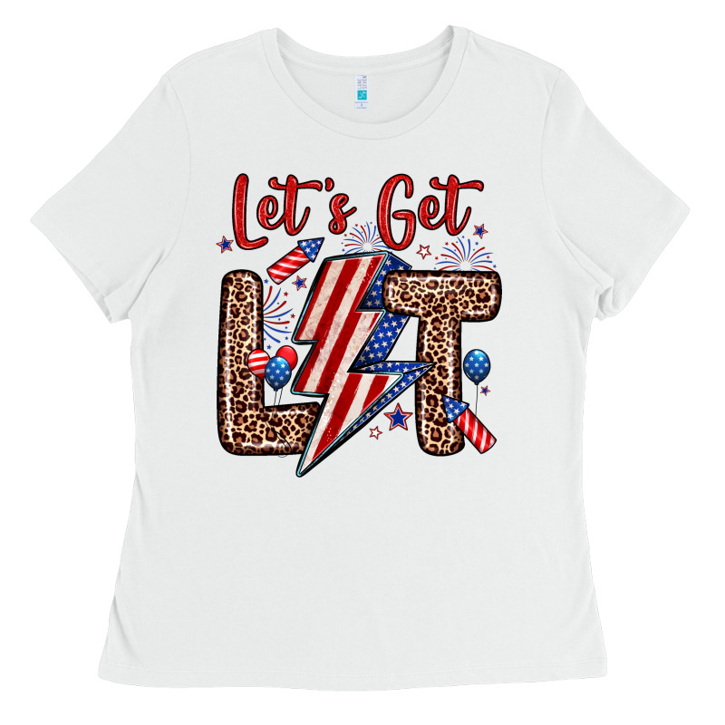 Let S Get Lit Ladies Tee by Zillion Design Studio | Teevron