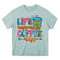 Arona life happens coffee helps Heavy Core Tee - Zillion Design Studio