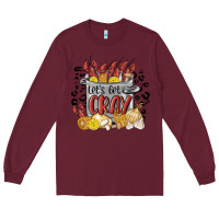 Burgundy let's get cray crawfish boil Long Sleeve Tee - MaliasSmallBusiness