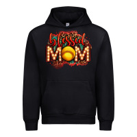 Black blessed softball mom lightbulb letters Urban Hoodie - OliviaCreatesArt