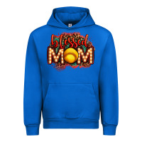 Cobalt blessed softball mom lightbulb letters Urban Hoodie - OliviaCreatesArt
