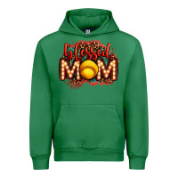 Emerald blessed softball mom lightbulb letters Urban Hoodie - OliviaCreatesArt