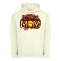 Pigment Pistachio blessed softball mom lightbulb letters Urban Hoodie - OliviaCreatesArt
