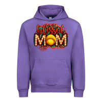 Tulip blessed softball mom lightbulb letters Urban Hoodie - OliviaCreatesArt