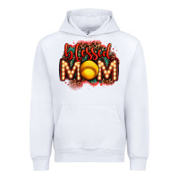 White blessed softball mom lightbulb letters Urban Hoodie - OliviaCreatesArt
