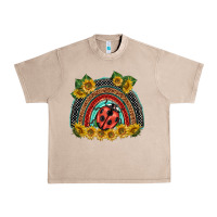 French Oak ladybuy  rainbow Urban Heavy Tee - BarkalooDesign