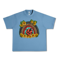 Pebble Blue ladybuy  rainbow Urban Heavy Tee - BarkalooDesign