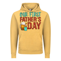 Vintage Mustard our first father's day Vintage Hoodie - Artiststas