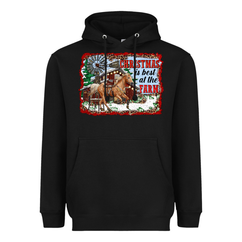 Christmas Is Best At The Farm Heavyweight Hoodie by RanaPortraitStore | Teevron