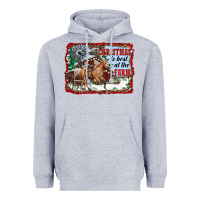 Heather Grey christmas is best at the farm Heavyweight Hoodie - RanaPortraitStore