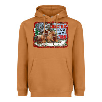 Meerkat christmas is best at the farm Heavyweight Hoodie - RanaPortraitStore