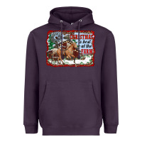 Plum christmas is best at the farm Heavyweight Hoodie - RanaPortraitStore