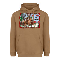 Toasted Coconut christmas is best at the farm Heavyweight Hoodie - RanaPortraitStore