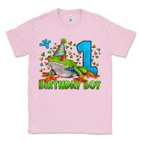 Bubblegum Pink birthday boy frog age 1 Classic Tee - LillyAllenDesigns