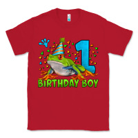 Red birthday boy frog age 1 Classic Tee - LillyAllenDesigns