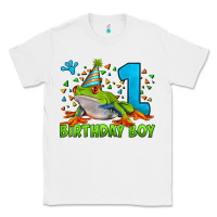 White birthday boy frog age 1 Classic Tee - LillyAllenDesigns