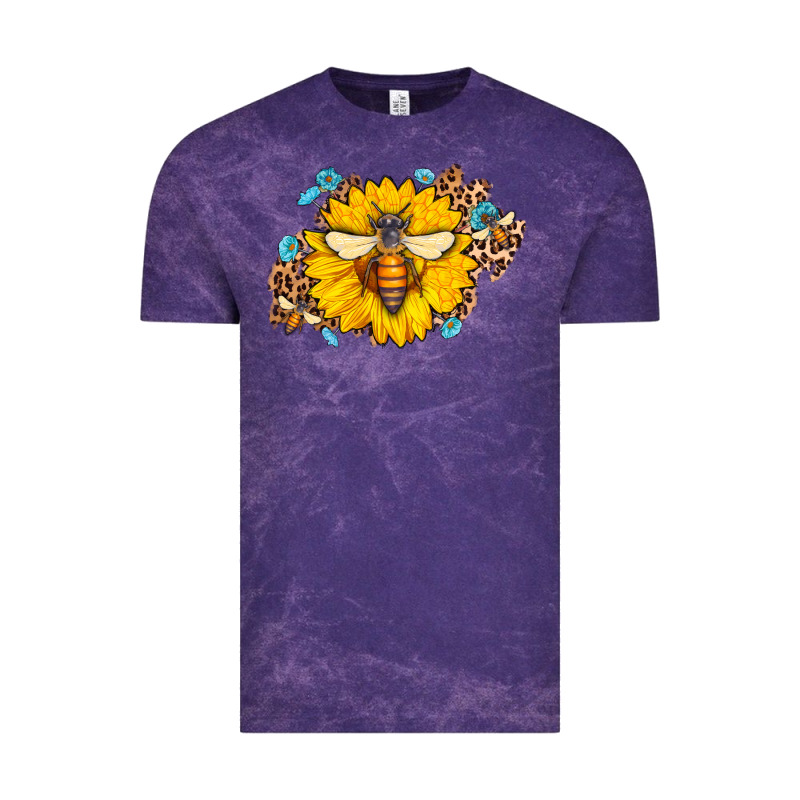 Bee Sunflower Leopard Vintage Tee by AdoDesignShop | Teevron