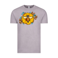 Vintage Zinc bee sunflower leopard Vintage Tee - AdoDesignShop