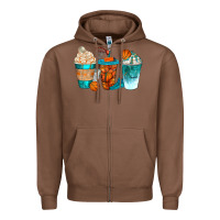 Chestnut basketball coffee cups bbs Zipper Hoodie - BundleAndBundleShop