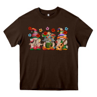 Chocolate Brown Mexican Gnomes Heavy Core Tee - texasbilliewilder
