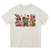 Cream Mexican Gnomes Heavy Core Tee - texasbilliewilder