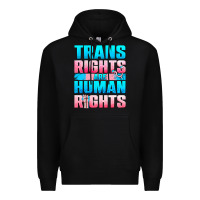 Black Trans rights are human rights Premium Hoodie - NancyCooperArtShop