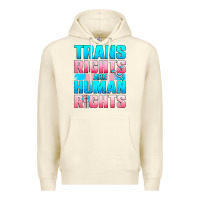 Sandshell Trans rights are human rights Premium Hoodie - NancyCooperArtShop