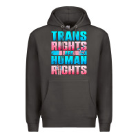 Smoke Trans rights are human rights Premium Hoodie - NancyCooperArtShop