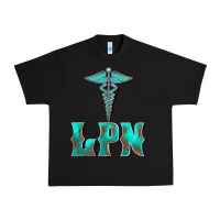 Black licensed practical nurse medical symbol Urban Heavy Tee - BarkalooDesign