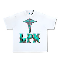 White licensed practical nurse medical symbol Urban Heavy Tee - BarkalooDesign