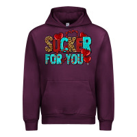 Mauve Wine sucker for you olivia Urban Hoodie - OliviaCreatesArt