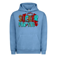Pigment Pebble Blue sucker for you olivia Urban Hoodie - OliviaCreatesArt