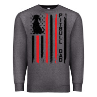 Charcoal Heather Pitbull Dad Premium Sweatshirt - Bettercallsaul