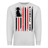 Dove Grey Pitbull Dad Premium Sweatshirt - Bettercallsaul
