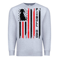 Heather Grey Pitbull Dad Premium Sweatshirt - Bettercallsaul