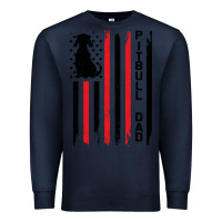 Navy Pitbull Dad Premium Sweatshirt - Bettercallsaul