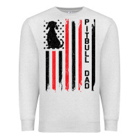Oatmeal Heather Pitbull Dad Premium Sweatshirt - Bettercallsaul