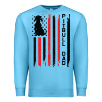 Ocean Blue Pitbull Dad Premium Sweatshirt - Bettercallsaul
