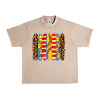 French Oak softball  brushstrokes Urban Heavy Tee - AdoDesignShop