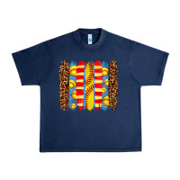 Navy softball  brushstrokes Urban Heavy Tee - AdoDesignShop